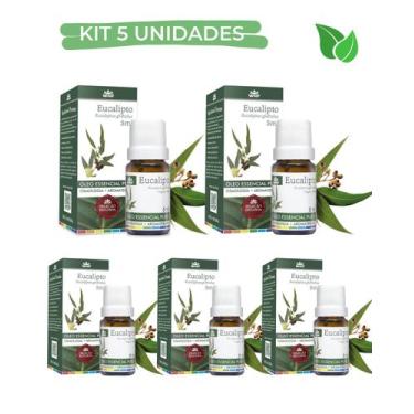 Imagem de Kit 5 - Óleo Essencial Eucalipto WNF