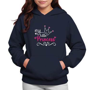 Imagem de Moletom Infantil Canguru Menina Estampa Minha Princesa-Feminino