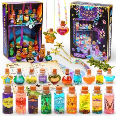 Imagem de Kit de poções de fadas jeekalo Magic Kids Mix Potion 22 frascos