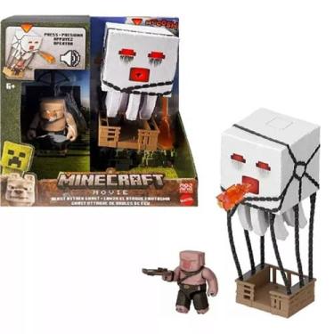 Imagem de Boneco Piglin Ataque Explosivo com Ghast Minecraft o Filme - Mattel, G