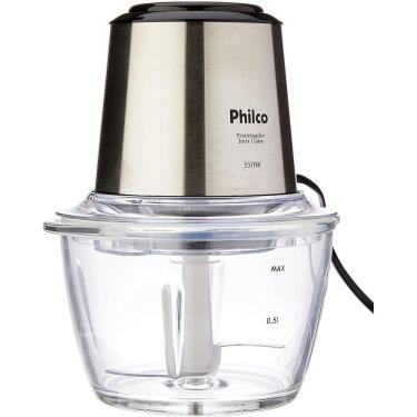 Imagem de Processador Inox Glass 127V - Philco Preto