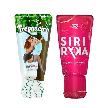 Imagem de Duplinha Promocional com Gel Excitante Trepadeira e Siri Ryca Kit Hot Flowers Trepadeira Gel Umectante 15g e Siri Ryka Pepper Blend 18g