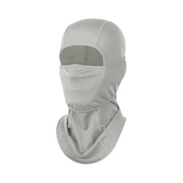 Imagem de Balaclava de Verão Anti-UV - Secagem Rápida e à Prova de Vento, Cinza 