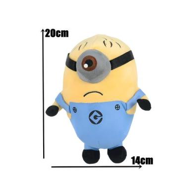 Imagem de Kawaii Minions Brinquedo De Pelúcia Olhos 3D Travesseiro Bonito Animal