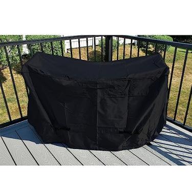 Imagem de Izzybang Capa Para Conjunto De Jantar Bar Ao Ar Livre Conjuntos Bistrô Pátio, 3 Peças, Altura Bar, À Prova D'Água, Resistente, Mesa E Cadeiras 65" C X 28" L 43" A