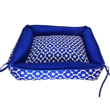 Imagem de Caminha Pet Cama Lavável Premium Com Zíper P M G Cachorro Gato Escolha a Cor (Azul,Médio Porte)