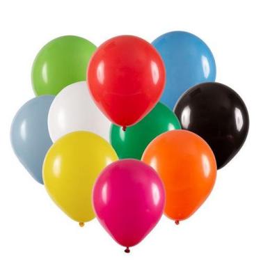 Imagem de Balão de Festa Redondo Profissional Látex Liso - Sortido - Art-Latex -