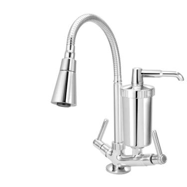 Imagem de Torneira Com Filtro Gourmet Cozinha De Mesa Tubo Cone 1/4V.