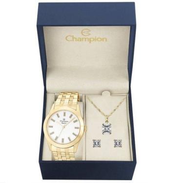 Imagem de Relógio Feminino Champion CN26706W - Metal/Aço - 5 Atm