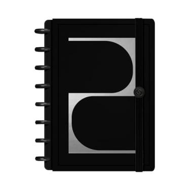 Imagem de Caderno de Disco ISCOOL Capa Dura Monograma Minimal Perfil P Preto Letra (Letra Z)