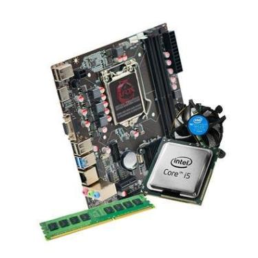Imagem de Kit Pc, Intel I5, 2400 Placa Mãe H61 Afox, 8gb Ddr3, Smart Pc - Smt84050.