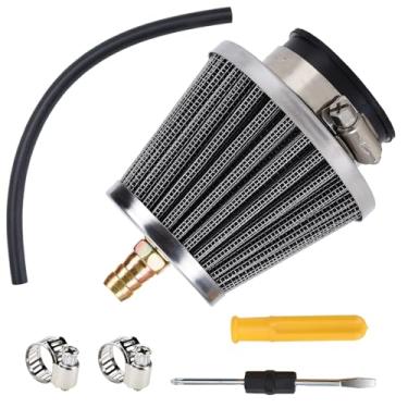 Imagem de Filtro de ar de 38 mm para 125cc 110cc TaoTao Apollo SSR GY6 50cc 70cc 90cc 150cc ATV Scooter Pit Dirt Bike VM22 PZ20 PD18J Carburador 196cc 212cc Coleman Mini Bike Go Kart Parts