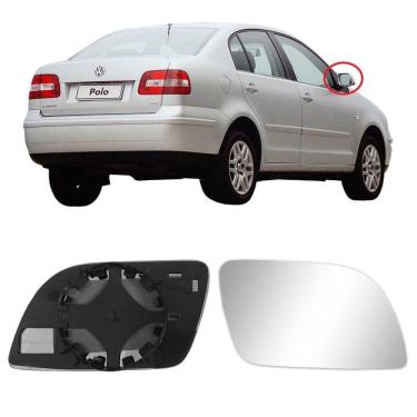 Imagem de Lente Retrovisor Direito Vw Polo Sedan 2012 A 2014