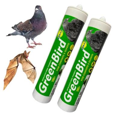 Imagem de Gel Repelente Pombo Morcegos Insetos Bisnaga 265gr Greenbird 02 unidad