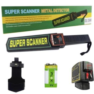 Imagem de Detector Manual Scanner Profissional Alta Precisão Vibração Metais Por