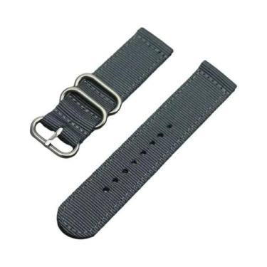 Imagem de Pulseira De Relógio Esportiva Unissex Em Nylon Trançado 18mm 20mm 22mm