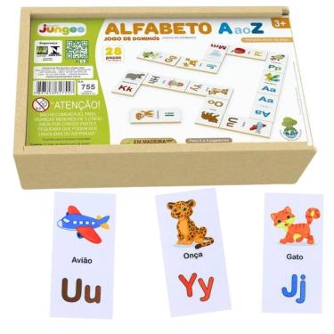 Imagem de Jogo Do Alfabeto Dominó Com Estojo Alfabetização 755 Junges