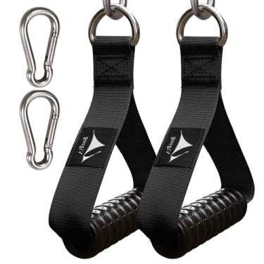 Imagem de Vigoog Alças de ginástica resistentes, acessórios de máquina de exercício de borracha para máquina de cabo, faixa de resistência, sistema de polia equipamentos de fitness