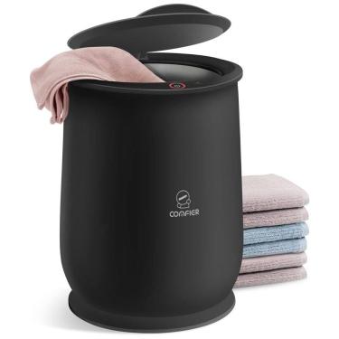 Imagem de Aquecedor de Toalha Elétrico Capacidade 20 Litros com Desligamento Automático após 60 Minutos, 110V, Comfier, Preto