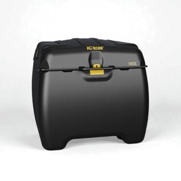 Imagem de Baú de Moto 160L Traseiro Preto Universal iCbras Bauleto