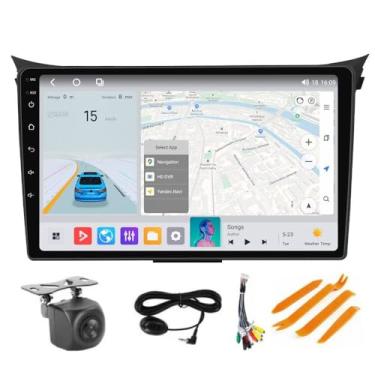 Imagem de Rádio de atualização para Hyundai I30 Elantra GT 2012 2013 2014 2015 2016 unidade de cabeça estéreo, 8 núcleos 2 + 32 GB, Android 14 9 polegadas, navegação GPS com tela sensível ao toque Car-Play