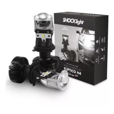 Imagem de Kit Conversao Led Eliptico H4 Shockligth 6500k 12v 36w 5200lm