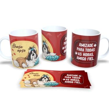 Imagem de Meu Melhor Amigo Caneca de Porcelana Pet Dog Cachorro (Lhasa Apso.)