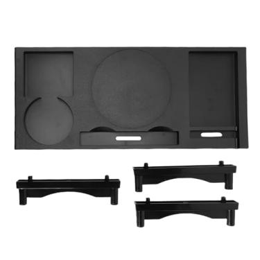 Imagem de Jiawu Riser de Suporte de Monitor, Riser de Monitor de Computador Com Hub USB de 4 Portas, Suporte de Telefone, Organizador de Mesa Preto para Prateleira de PC / Laptop