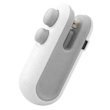 Imagem de ￼Mini Máquina Seladora Portátil 2 Em 1 Saco Plástico Embalagen Carregamento Usb Elétrica