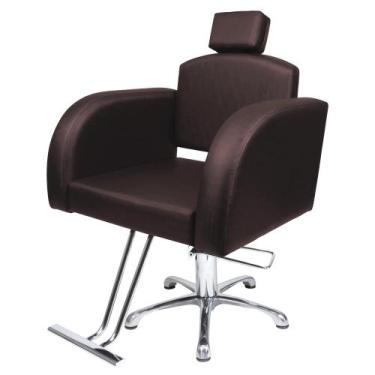 Imagem de Cadeira Hidráulica Destak Fixa Marrom café - moveis e companhia