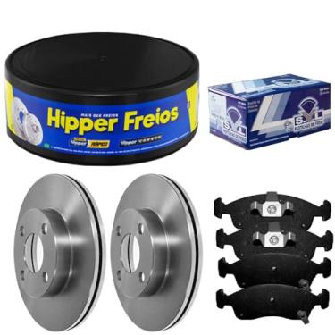 Imagem de Kit Pastilha Disco Freio Cobalt Onix Prisma 12 a 13 Sem ABS