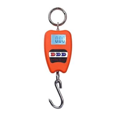 Imagem de Balança de bagagem utilitária - guindaste portátil digital para peso corporal, fazenda e pesagem, capacidade de 200 kg com ganchos, mini pesagem suspensa portátil
