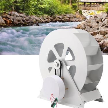 Imagem de Gerador De Energia HidreléTrica De Roda De áGua, Gerador De Roda De áGua De Baixa Velocidade, Para Equipamentos De GeraçãO De IluminaçãO Externa DoméStica, Gerador De Turbina De áGua HidreléTrica