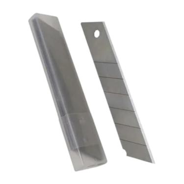 Imagem de Laminas Estilete Profissional 25mm Refil C/10 Em Aço Inox