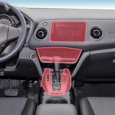 Imagem de HGFLBNV Painel de caixa de engrenagens interior de carro TPU película protetora antirarranhões adesivos reparo, para Honda XR-V 2015-2022