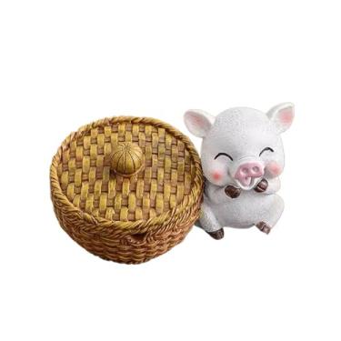 Imagem de Cinzeiro de resina com tampa desenho animado (interior, exterior) decoração de presente chique (homens, mulheres) moda bonita com (estilo-C)