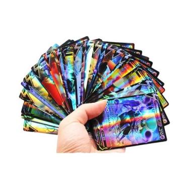 Imagem de Cartas De Jogo Pokémon GX V Mega Brilhantes Para Crianças 100PCS Brinq