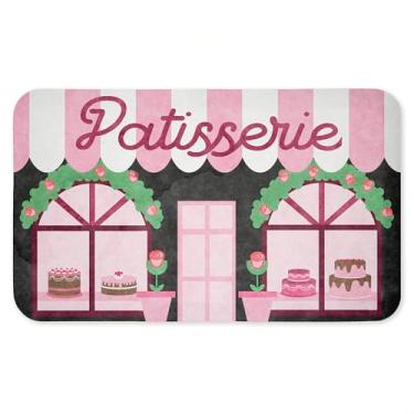 Imagem de Tapete antifadiga para bolos de pastelaria de cozinha, tapete ergonômico acolchoado para cozinha e pé com suporte antiderrapante, tapete confortável ecológico, design da Lil' Rue, 76 cm x 45 cm