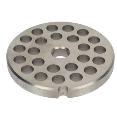 Imagem de Aramox Lâmina do Disco da Placa do Moedor de Carne, Lâmina de Substituição de Aço Inoxidável Com Furos Redondos de 8mm para a Trituração Uniforme Moedores de Carne do Diâmetro de 69mm