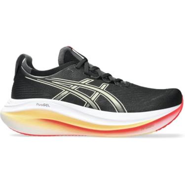 Imagem de ASICS Tênis masculino Gel-Nimbus 27, cáqui preto, 38