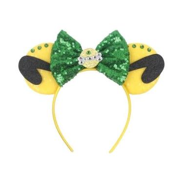 Imagem de Tiara De Orelhas De Rato Do Castelo Da Disney Com Fogos De Artifício P