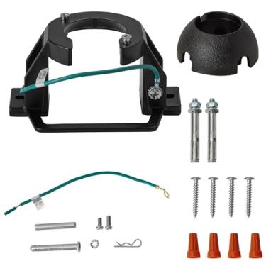 Imagem de 1 conjunto de cabide de alumínio preto com bola de suspensão