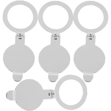 Imagem de Angoily 4 peças de cobre capas de olho mágico de porta de privacidade para proteção de orifício de apartamento