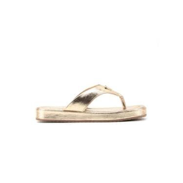 Imagem de Chinelo Feminino Flatform Asa Delta Via Marte Metalizado (36)