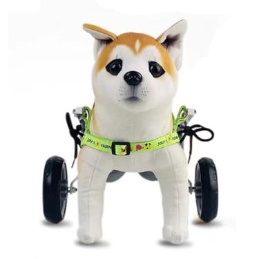 Imagem de Suporte para cadeira de rodas e reabilitação de cães e mobilidade para pequeno/médio/grande, suporte de perna de cadeira de rodas para cães pequenos, andador assistido por cães feridos, carrinhos
