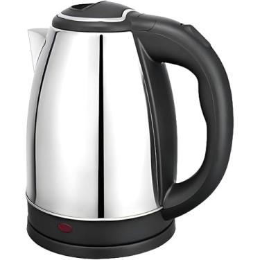 Imagem de Chaleira Elétrica 2L Inox 127v - Ferve Água Rápido, Desligamento Automático, Proteção Contra Superaquecimento, Jarra Sem Fio Com Base 360° Fácil Abertura Tampa Alça Premium