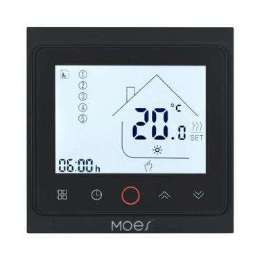 Imagem de Termostato Inteligente ZigBee Para Controle De Temperatura Ambiente Co
