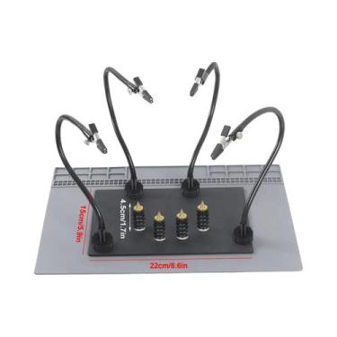 Imagem de Estação De Soldagem Magnética Reforçada Com Lupa, Suporte Para PCB E A