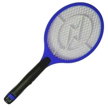 Imagem de Raquete Elétrica Recarregável Bivolt Mata Insetos Pernilongo