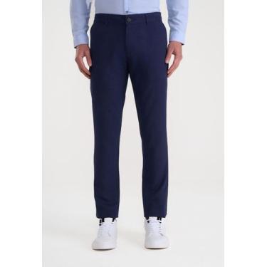 Imagem de Calca Docthos Slim Linho Misto, 007 marinho, 38